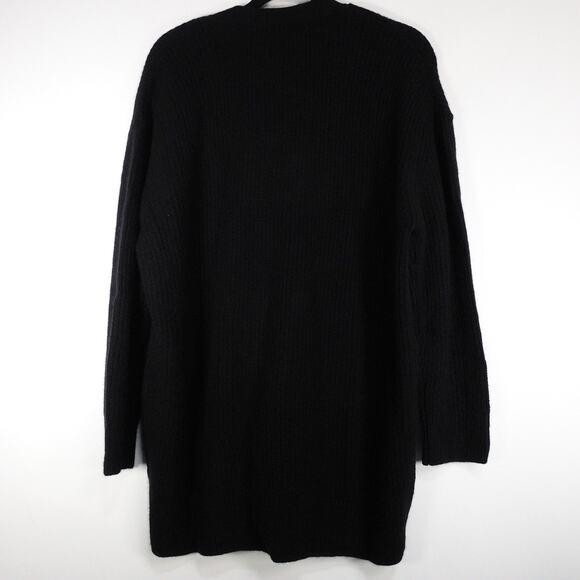 New Quince Black Mongolian Cashmere Oversized Boyfriend Cardigan Sweater Small - Picture 8 of 8